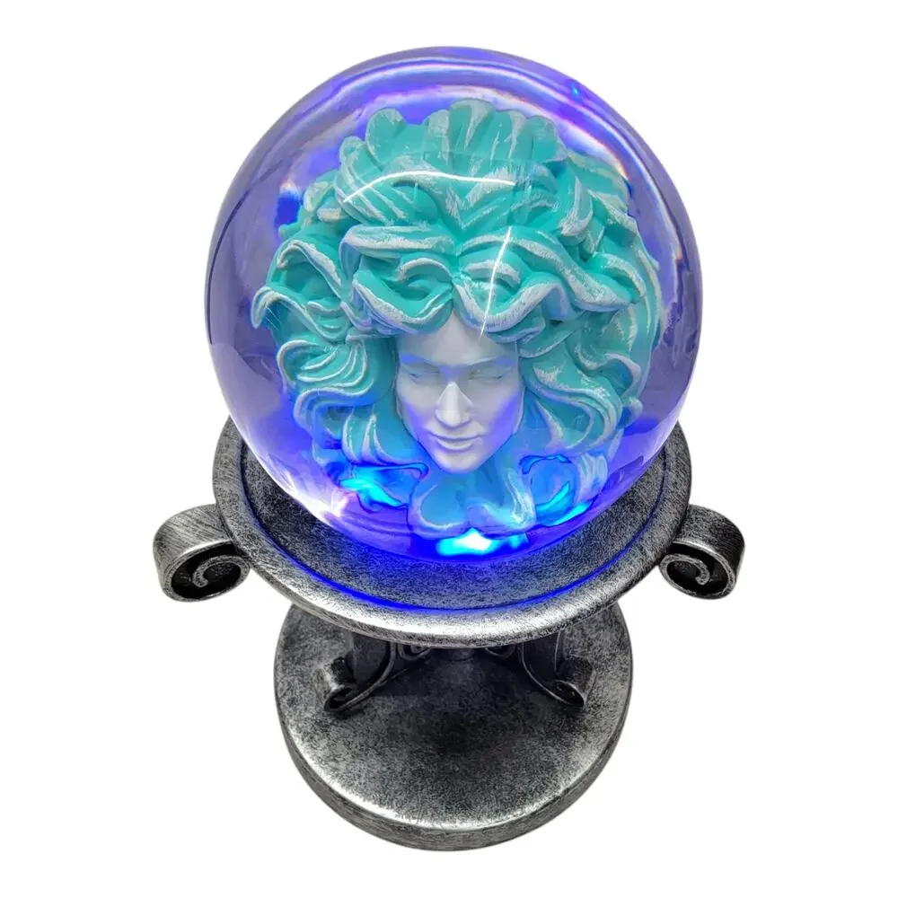 Disney Haunted Mansion Madame Leota Light Up Crystal Ball Figure Prop Decor